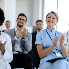How can attending a medical conference benefit doctors, nurses, and researchers?